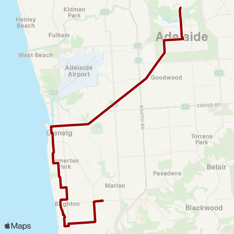Torrens Transit Marion Centre Interchange - City map