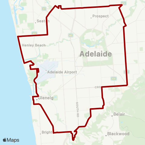 Torrens Transit Suburban Connector map