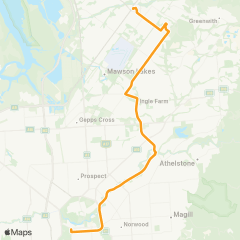 Torrens Transit Salisbury Interchange - City map