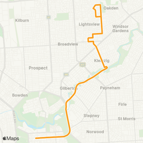 Torrens Transit Northgate - City map