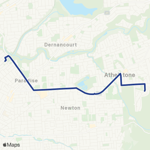 Torrens Transit Athelstone - Paradise Interchange map