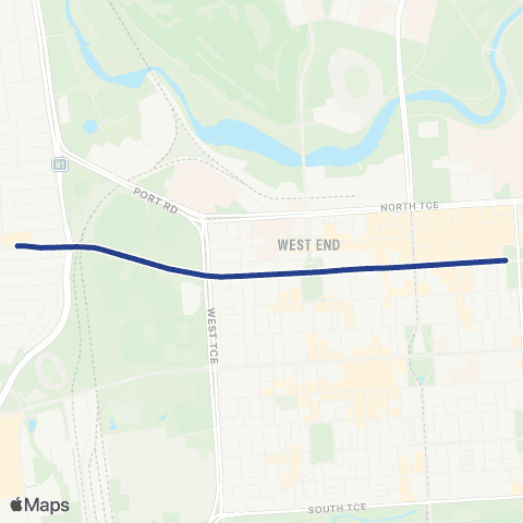 Torrens Transit Temple Christian College - City map