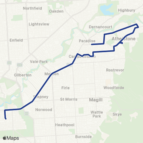 Torrens Transit Charles Campbell Sch & St Ignatius' Coll Senior Sch - City map