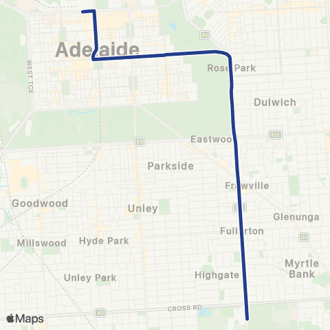 Torrens Transit Urrbrae Agr High School - City map