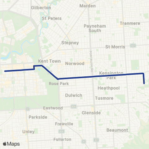 Torrens Transit St Peter's Girls' School - City map