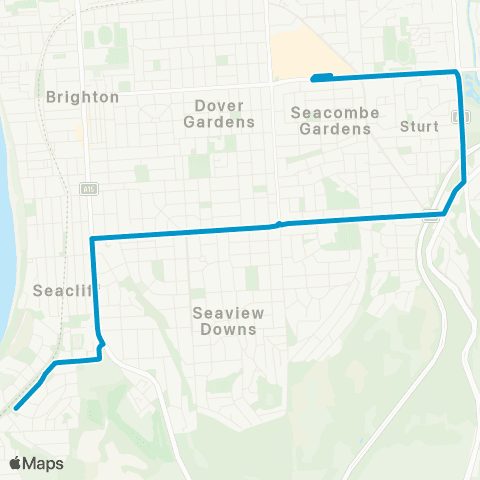 Busways Marino - Marion Centre Interchange map