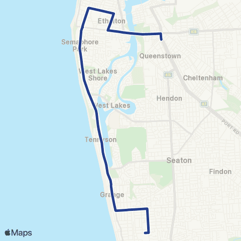 Torrens Transit Alberton - St Michael's Secondary Campus map