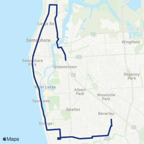 Torrens Transit Alberton - St Michael's PS Campus map