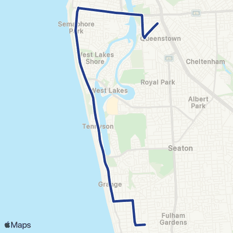 Torrens Transit St Michael's Secondary Campus - Queenstown map