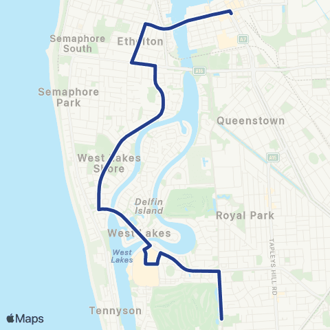Torrens Transit Seaton High School - Port Adelaide map