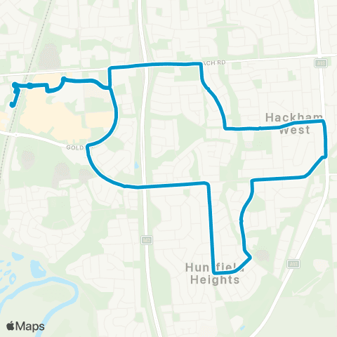 Busways Noarlunga Centre - Huntfield Heights ↻ map
