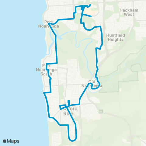 Busways Seaford Circuit ↻ map