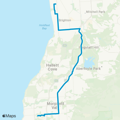 Busways Noarlunga - Sacred Heart Marcellin Campus map