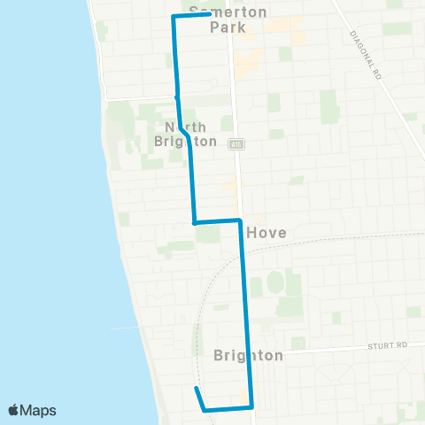 Busways Brighton - Sacred Heart Marcellin Campus map