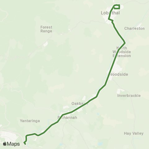 SouthLink Verdun - Lobethal map