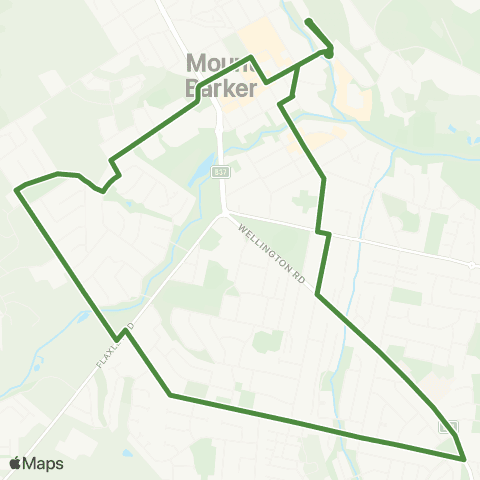 SouthLink Mt Barker West ↻ Service map