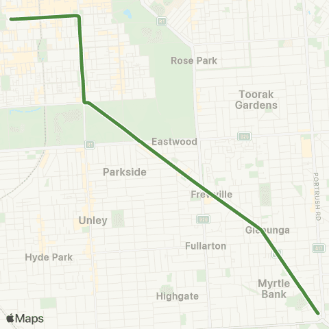 SouthLink Glen Osmond - City map