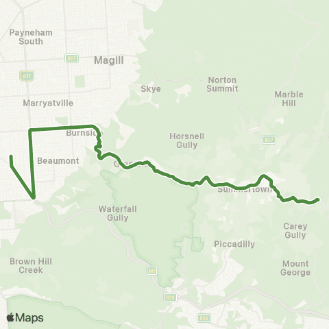 SouthLink Glenunga International HS - Carey Gully map
