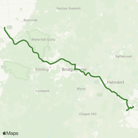 SouthLink Glenunga International HS - Mt Barker map