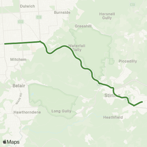SouthLink Malvern - Aldgate map