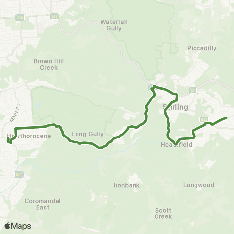 SouthLink Aldgate - Blackwood Interchange map