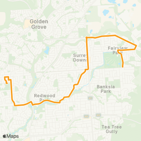 Torrens Transit The Heights High School - Fairview Park map