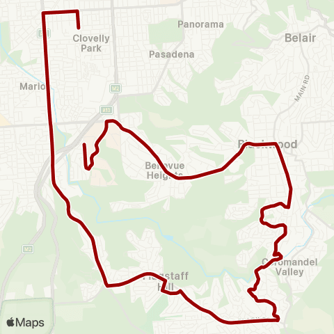 Torrens Transit Sacred Heart Champagnat Campus - Flinders Medical Ctr map