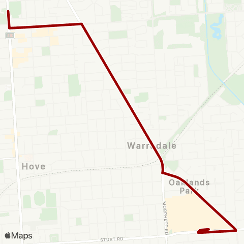 Torrens Transit Sacred Heart Marcellin Campus - Marion Ctr map