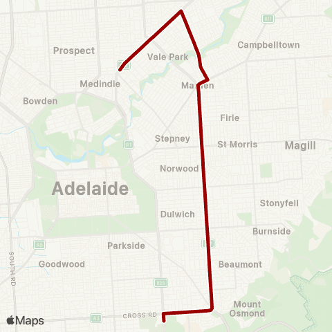 Torrens Transit Urrbrae Agr High School - Walkerville map