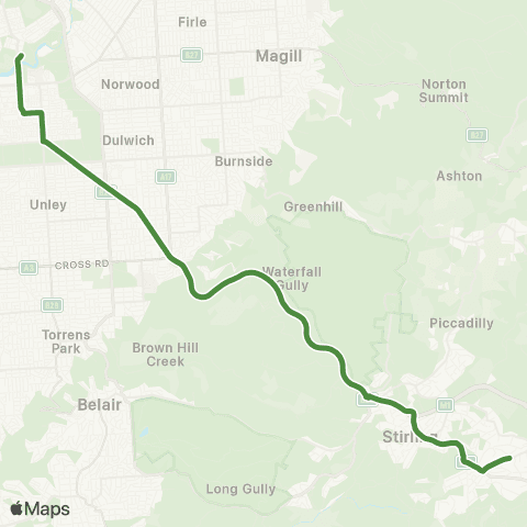 SouthLink Aldgate - Adelaide Oval map