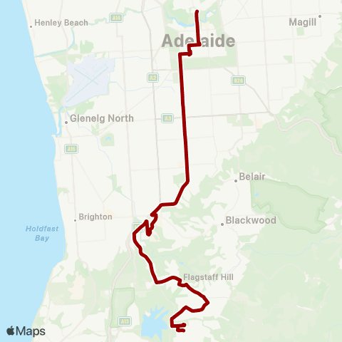 Torrens Transit Aberfoyle Hub - City map