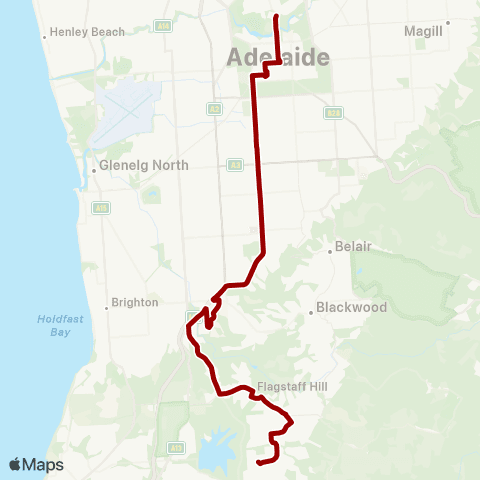Torrens Transit Aberfoyle Hub - City map