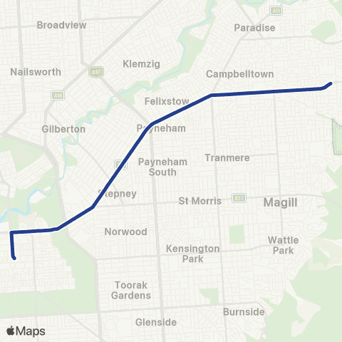 Torrens Transit Newton - City map