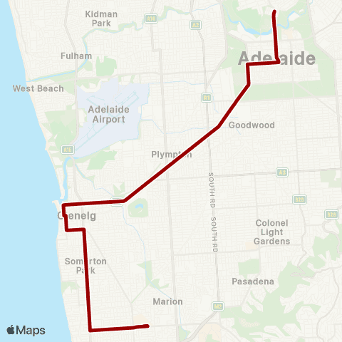 Torrens Transit Marion Centre Interchange - City map