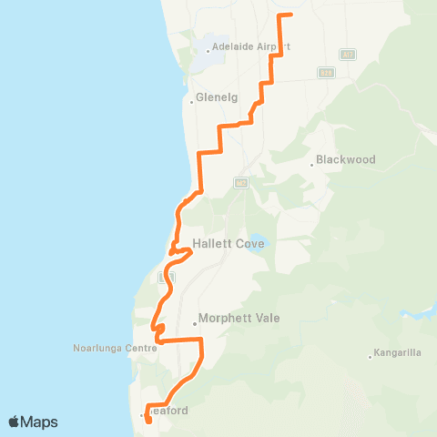 Busways Brighton map