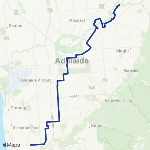 Torrens Transit Marion Centre Intg - Paradise Intg map