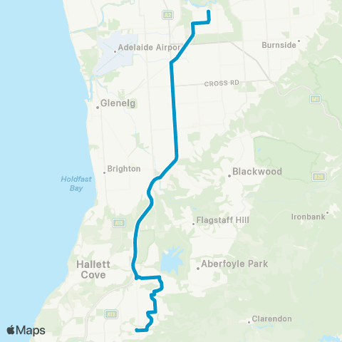 Busways Woodcroft Community Centre - City map