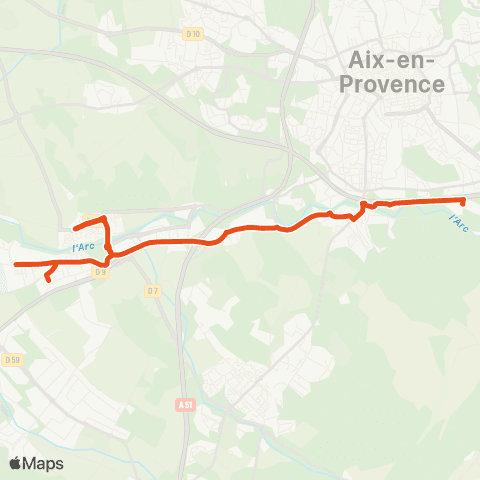 Aix en Bus 8305-4:Adm>Requier-Arago>S. Germain / Scolaire map