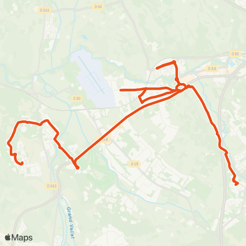 Aix en Bus 8305-7:Duranne>S. Germain>Requier / Scolaire map