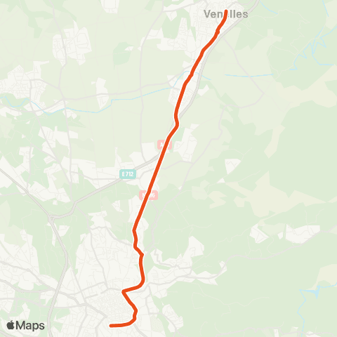Aix en Bus 8377-1:Malherbe>Venelles / Scolaire map