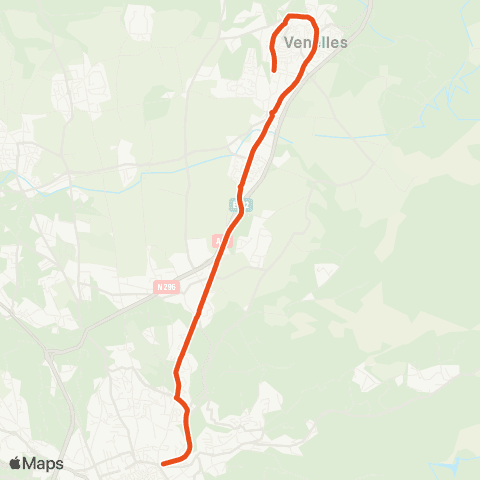 Aix en Bus 8377-4:Venelles>Bellegarde / Scolaire map