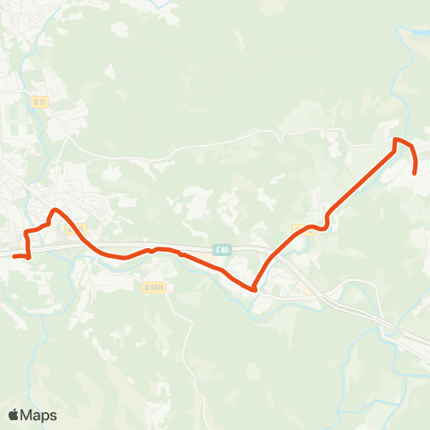 Aix en Bus 8405-1:le Tholonet ↔ Adm Zola / Scolaire map