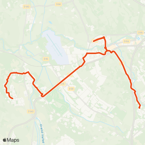 Aix en Bus 8305-6:Aérodrome>S. Germain>Duranne / Scolaire map