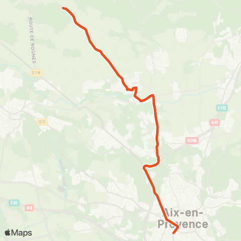 Aix en Bus G.R. Belges ↔ Grand St Jean map