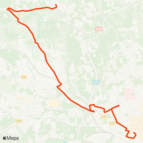 Aix en Bus Célony École ↔ Rotonde Bonaparte map