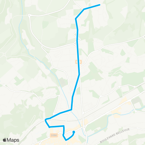 L'Agglo en bus Faure du Serre - Parassac map