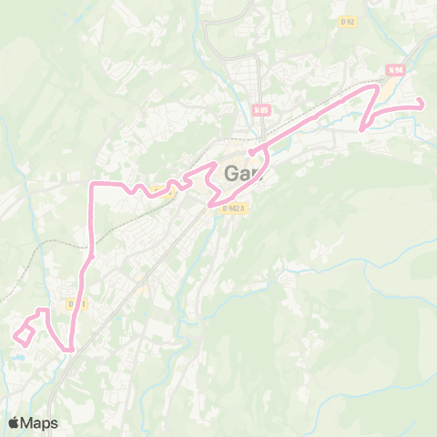 L'Agglo en bus Les Grandes Terres - la Justice map