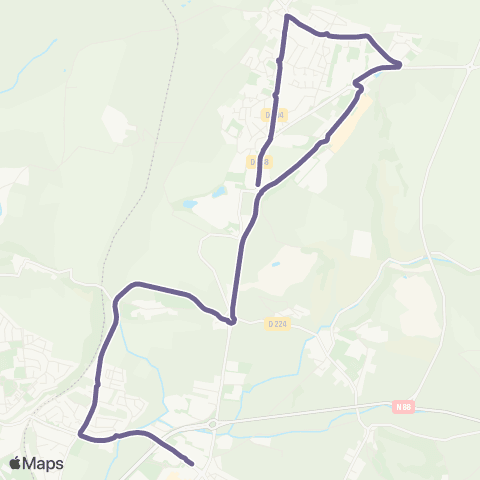 Agglobus Sebazac map