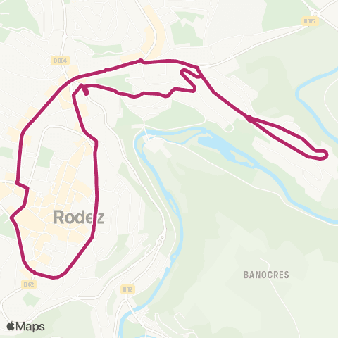 Agglobus Cœur de ville map