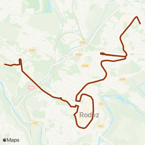 Agglobus Dimanche et Jours fériés map